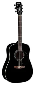 Cort Earth 70 Akustikgitarre Black Satin