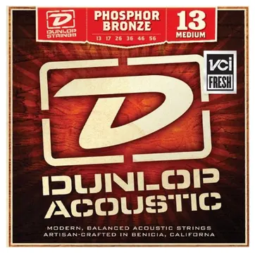 Dunlop Acoustic Phospor Bronze Guitar String Set | Medium