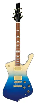 Ibanez IC420FM-TBG Iceman E-Gitarre inkl. Gigbag, Transparent Blue Gradation