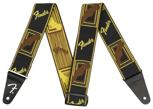 Fender WEIGHLESS MONO STRAP B/Y/B