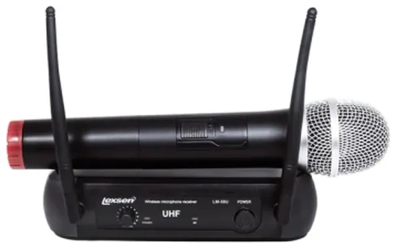 Lexsen Microfone Lexsen LM-58U UHF 1 Canal Frequência Fixa