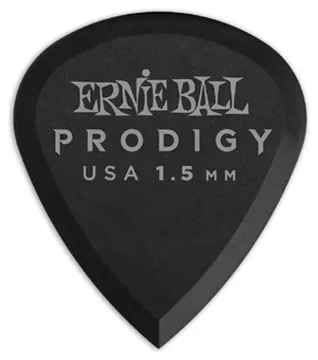 Ernie Ball 9200 Plettri Prodigy Mini Black 1,5 mm Busta da 6