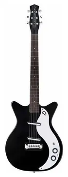 Danelectro 59M Nos+ Black Guitare Electrique Noire