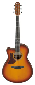 Ibanez AAM50LCE-OLB Aço Open Pore Light Brown Sunburst Canhoto