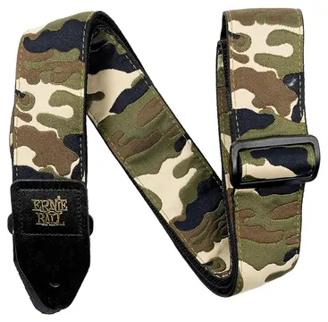 Ernie Ball 5439 Jacquard Gewebe-Gitarrengurt (50mm), vintage camo