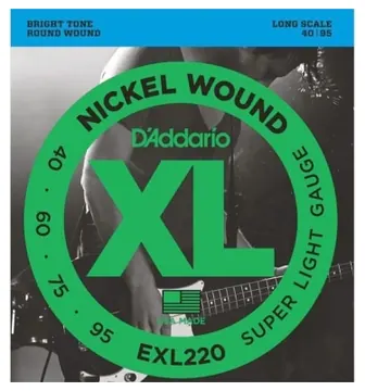 D-addario Encordoamento Dario Baixo 4c Exl220 040 (1009)