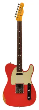Fender Custom Shop 1964 Telecaster Relic Rosewood Fingerboard Aged Fiesta Red