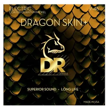 Dr Strings Deq-9/46 Dragon Skin+ Muta di corde per chitarra elettrica 9-46