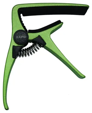 Aroma AC20GN Acoustic Guitar Capo, High Quality Aluminium Material, Steel Spring, High Quality Silicone Cushion, GREEN