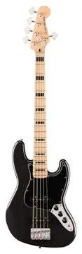 Fender Affinity Series Active Jazz Bass V Maple Fingerboard Black Pickguard Black Metallic