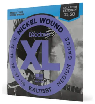 Daddario D'Addario EXL115BT 11-50 Medium Balanced Tension, XL Nickel Electric Guitar Strings
