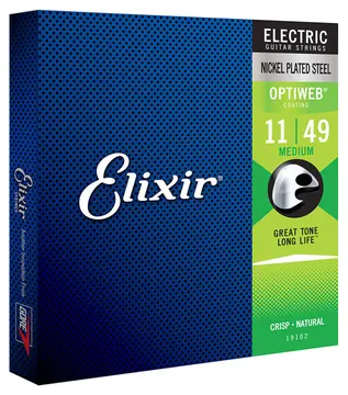 Elixir Encordoamento Para Guitarra Elixir 011 Optiweb 19102