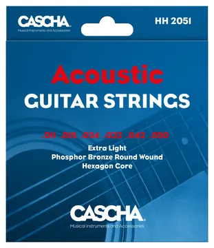 Cascha HH 2051 Acoustic Guitar Strings .011-.050 Saiten für Westerngitarre
