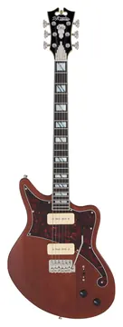 D'Angelico Deluxe Bedford Mattes Walnussholz