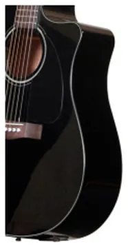 Fender semi-akoestische gitaar - zwart