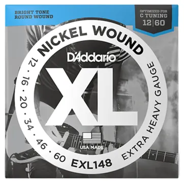 D'Addario EXL148 Extra Heavy Electric Guitar Strings Nickel