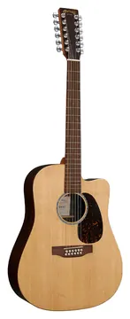 Martin DC-X2E X Series 12-String Acoustic-Electric Guitar w/Bag, Brazilian Rosewood HPL B&S
