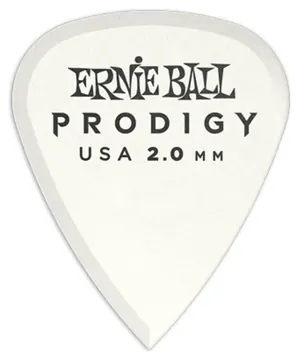 Ernie Ball 9202 Prodigy Standard Plektrum 2,00mm 6er Pack weiß