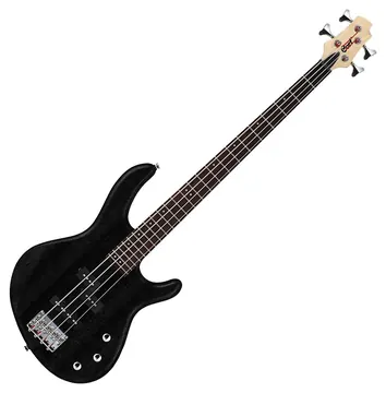 Bass Guitar Cort Action PJ Series Open Pore Black
