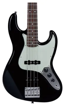 Tagima Baixo Elétrico Tagima TJB-435 Jazz Bass 4 Cordas Brasil Preto com Escudo Mint Green