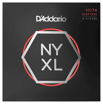 D'Addario Light Top/Heavy Bottom 8-String Electric Guitar Strings