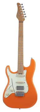 Schecter HSS LH Nick Johnston Signature Atomic Arancione