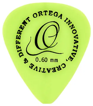 Ortega OGPST12-060 S-Tech Picks Sandy Feel 0,60mm Plektrum (12Stück)