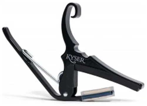 Kyser Capodastre Capodastre Quick-Change pour guitare acoustique noir