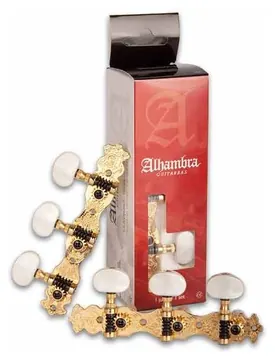 Par de Carrilhões Alhambra 9487 para Guitarra Clássica Dourado N2
