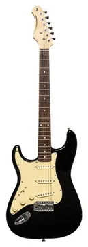 Stagg STD Serie-S 30 Electric Guitar Black Lefthand