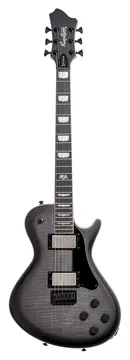 Hagstrom Krona BCC E-Gitarre, burnt charcol