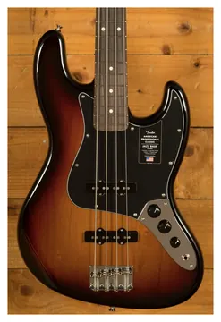 Fender American Professional Classic Jazz Bass - Rosewood - 3-Colour Sunburst