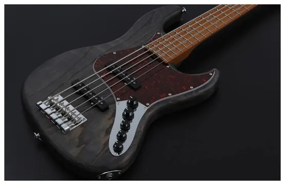 Keipro KJB5-Deluxe Pro Ash-M-Act Bass Guitar