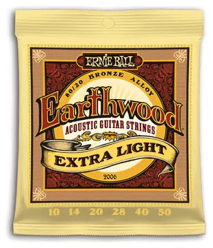 Jogo Cordas Ernie Ball EARTHWOOD 80/20 BRONZE 10-50