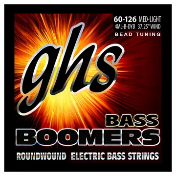 GHS Corporation GHS Bass Boomers - Bass String Set, 4-String, Medium Light, .060-.125", BEAD Tuning