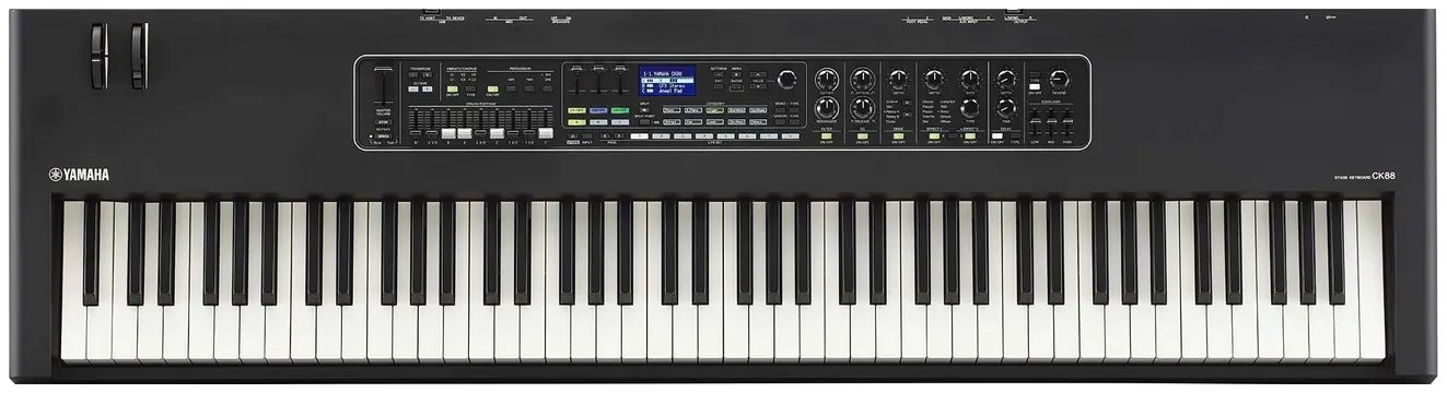 Yamaha Teclado Sintetizador 88 Teclas Bluetooth Yamaha CK88 Preto