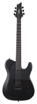 Schecter Pt Black Ops - Nero satinato poro aperto