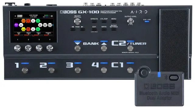 Boss GX-100 Effects Processor with BT-Dual Bluetooth Adaptor