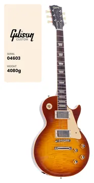 Gibson Les Paul Standard 1960 Reissue Vos Iced Tea Burst Cs Hrc - BLAGER