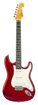 SX Vintage Strato Escala Clara Candy Apple Red- Sst57Car