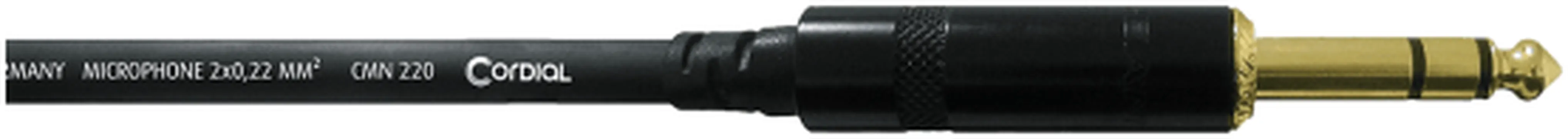 Cordial Jack stéréo Mâle/Mâle 3m CFM3VV