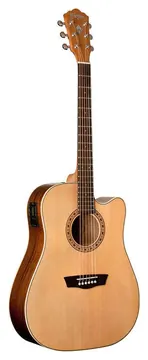 Washburn D7SCE - Dreadnought - Natural Acoustic Guitar