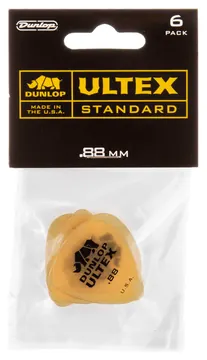 Dunlop 421P88 Ultex Standard Plectrum 0.88mm 6-Pack