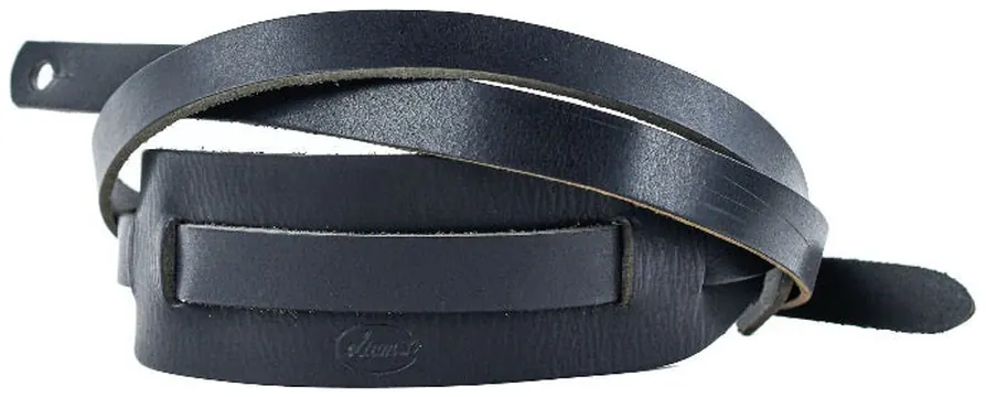 Liam's Leather Saddle Strap Black