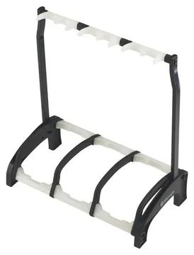 K&M 17513 Guardian 3-fach Gitarrenständer, Gitarrenstativ für 3 Gitarren