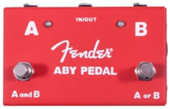 Fender 2-Switch ABY Pedal Red