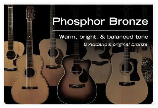 D'Addario EJ42 Resophonic Phosphor Bronze Guitar strings | s 16-56