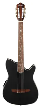 Ibanez Tim Henson Signature TOD10N Transparent Black Flat Klassieke Gitaar met Element