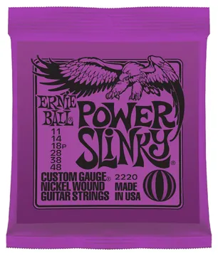 Ernie Ball Slinky Electric Guitar String Set | Power Slinky