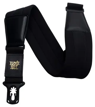 Ernie Ball 4146 Polylock Comfort Wide Neoprene Gitarrengurt (76mm), black